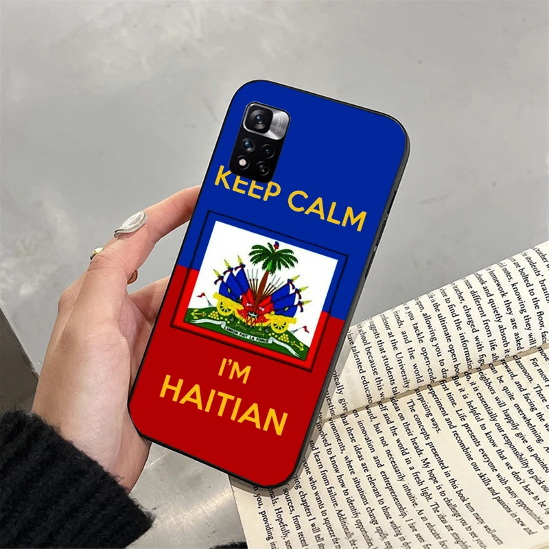 Etui na telefon z flagą Haiti dla Xiaomi Redmi note 13 12 Pro 11S 11 10 Pro 10S 12S Redmi 10 13C 9C Funda