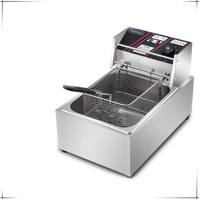 Coercial Desktop Stainless Steel Deep Fryer Western Kitchen French Fries hine Fried Chicken Oen Frying Oen
