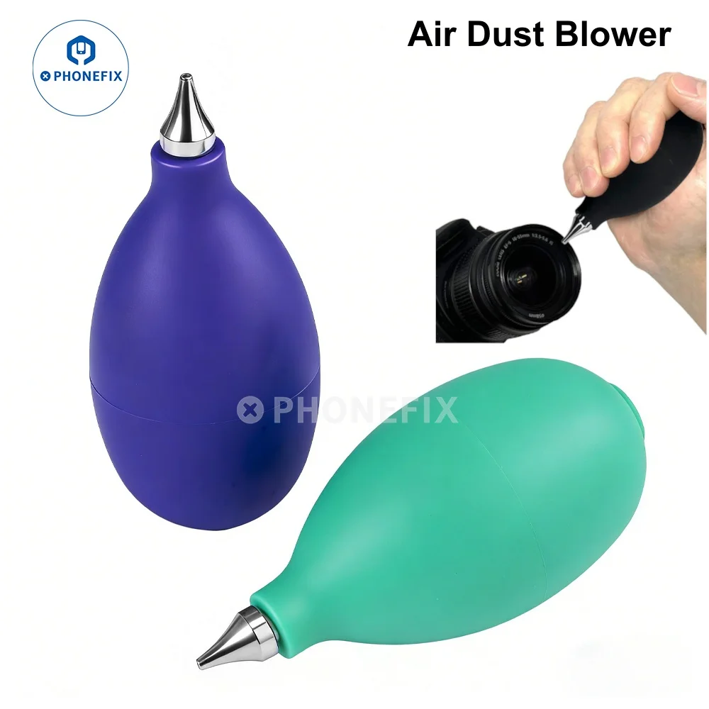 PHONEFIX Phone Repair Dust Cleaner Air Blower Ball with Fine Nozzle Strong Air Blowing for Clock Camera PCB PC Keyboard Cleaning