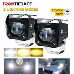 180W High Power Led Motorcycle Headlight Working16000LM Spot Light  Dirt Tractor 6000k White Super Bright for ATV Truck SUV UTV