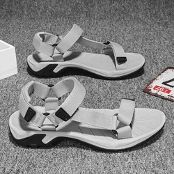 Summer Summer New Beach Sandals Large Size Round Toe Flat Bottom New Comfortable Non-slip Lightweight Best-selling Fashion Trend