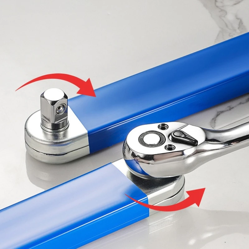 تأثير جاهز إزاحة تمديد وجع ضيق الوصول تمديد وجع مجموعة مع 1/2 "1/4" 3/8 "محولات محرك مربع للمكان الصغير