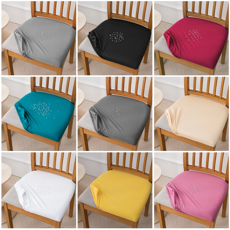 Funda Impermeable para Silla de Comedor, Protector de Muebles Elástico, Funda para Silla de Comedor para Cocina, Restaurante, Oficina, Banquete