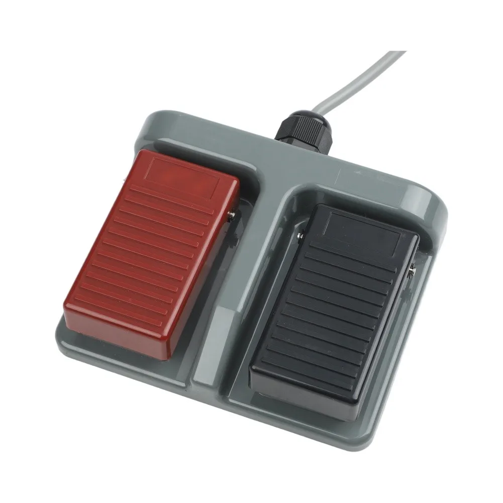 Dual Foot Switch Red Black Momentary Pedal With USB For Gaming Image Editing Industrial Control TFS-65 FS-65
