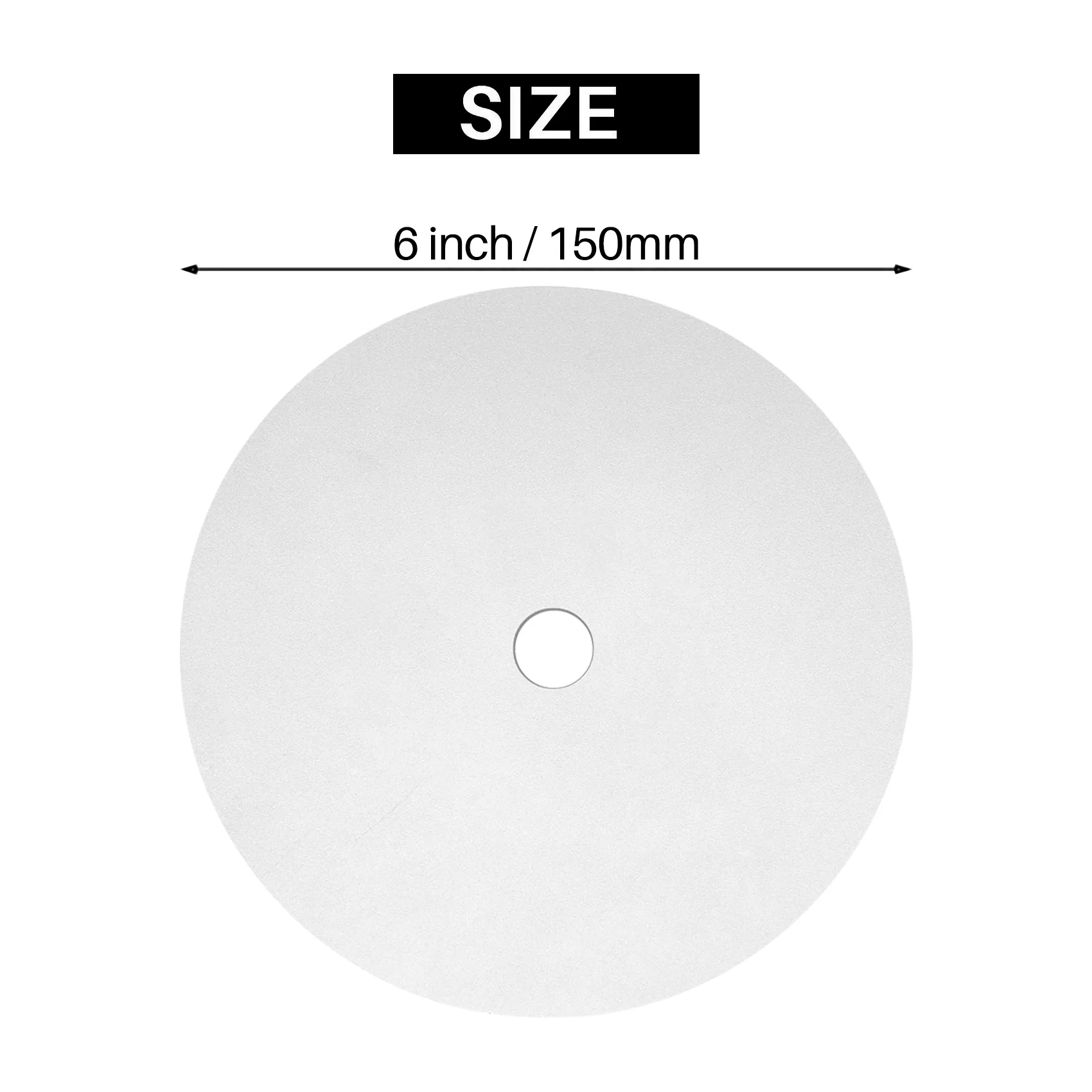 

BHBD-4Pcs Diamond Polishing Disc 600 800 1200 3000 Grit 6Inch Flat Lap Grinding Wheel Lapping Grinding Disc Tool