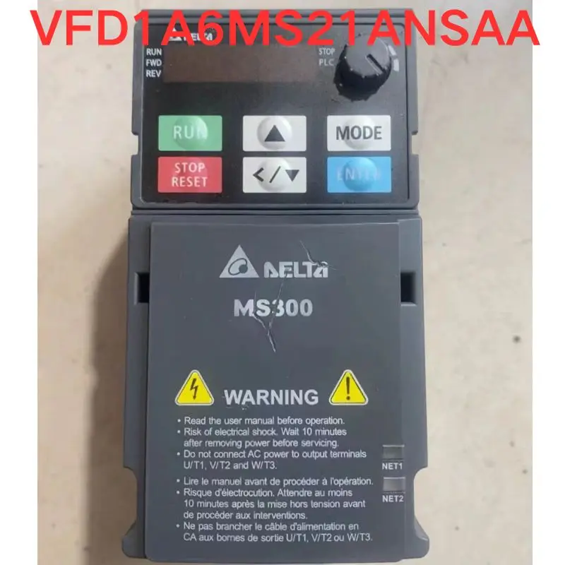 Second-hand test OK  Frequency converter MS300 series VFD1A6MS21ANSAA