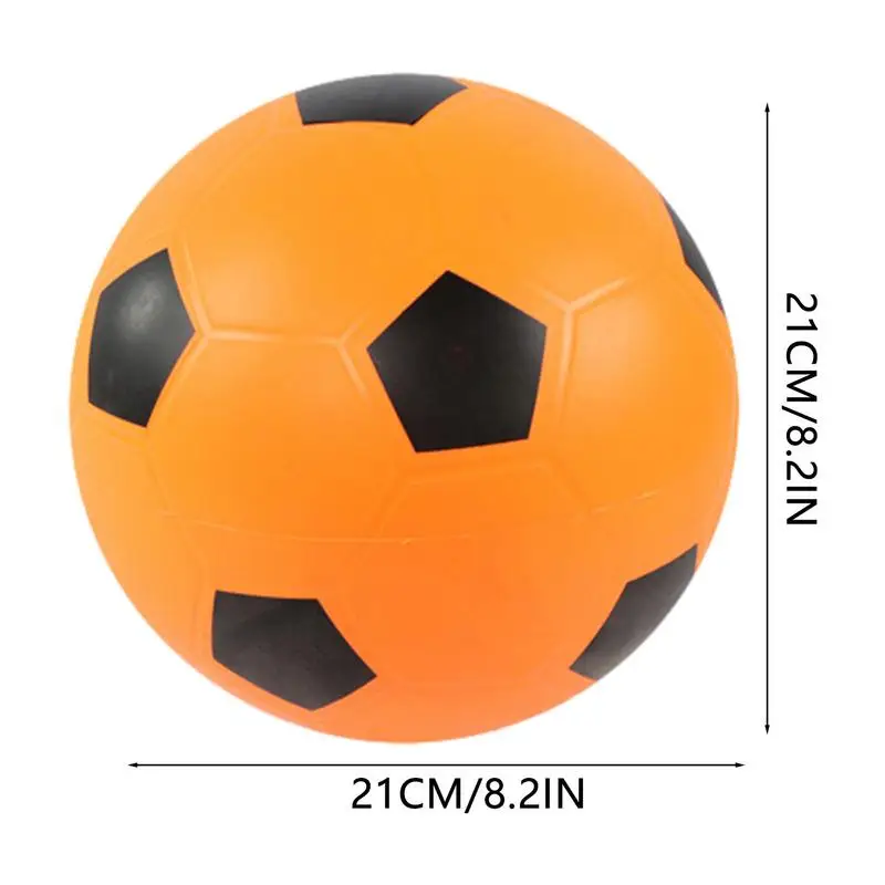 Balón de fútbol silencioso para interiores, pelota suave de PVC sin recubrimiento de alta densidad, pelota que rebota sin ruido, pelota de entrenamiento silenciosa para práctica en el hogar, nuevo