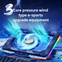 Rapid Cooling Laptop Turbo Air Cooled Laptop Game Holder Radiator Base Dustproof Laptop Stand Fan Cooler Notebook Cooling Pad