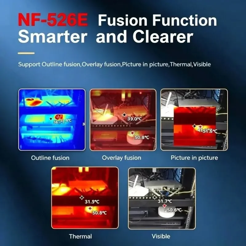 High Quality NOYAFA NF-526E Handheld Infrared Thermal Imager 256×192 25HZ High Sensitivity Industrial Camera For Testing