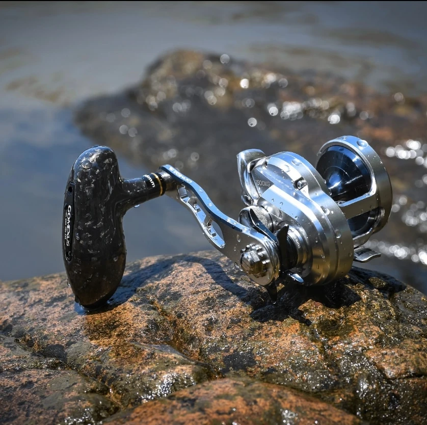 Gomexus Power Handle 8x5mm für Shimano Tranx 300 400 Ocea Conquest Daiwa Lexa Abu Gracia Okuma Konventionelle Rundspule 95mm – Detail 4