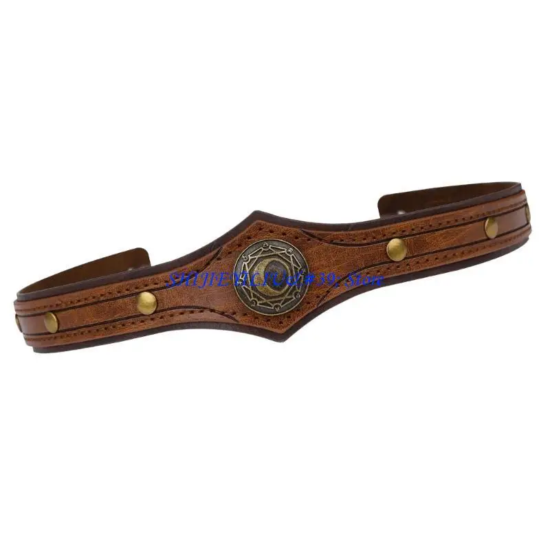 

E21F викторианская эпоха, скандинавские диадемы, повязка для волос из искусственной кожи, повязка на голову для косплея, костюмы