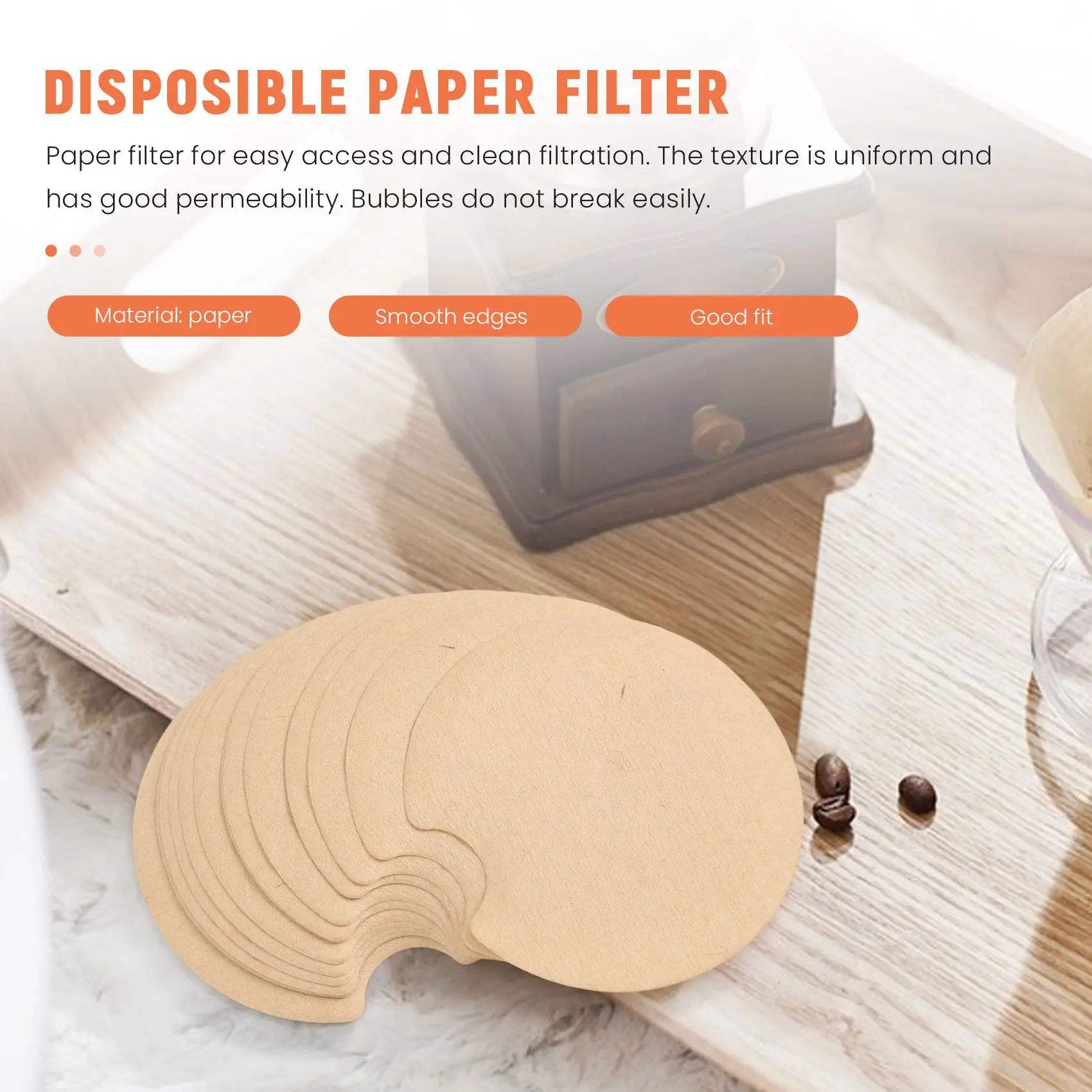 ABLK Disposible Paper Filter for BOSCH Reusable Tassimo Coffee Capsule Protect From Block Keep Capsule for Cleaning