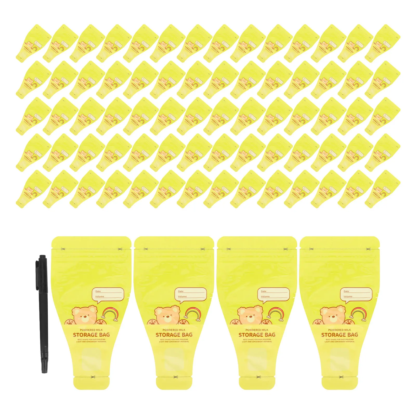 120pcs-disposable-baby-formula-container-lightweight-travel-pouches-precise-portioning-hygienic-powder-storage-bags