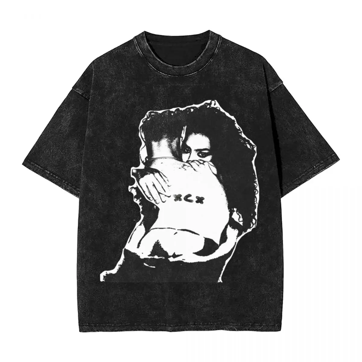 

Punky Charli Xcx Music Washed T Shirts Streetwear Hip Hop Casual T-Shirt Tees for Men Women Cotton Harajuku Summer