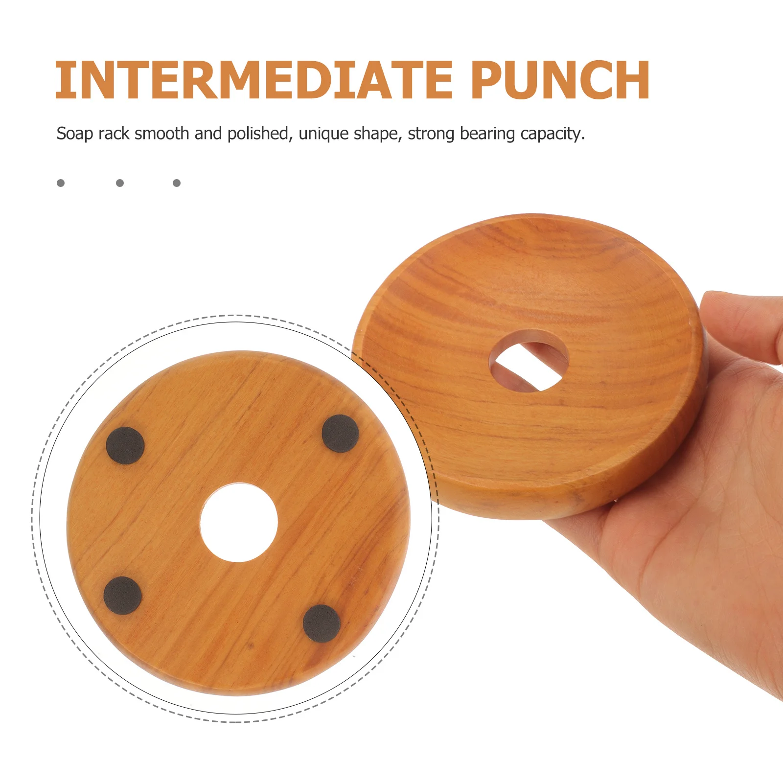 

Wooden Holder Natural Wood Soap Dish For Bar Soap Shower Draining Rack Reusable Bathroom Countertop Storage Organizer