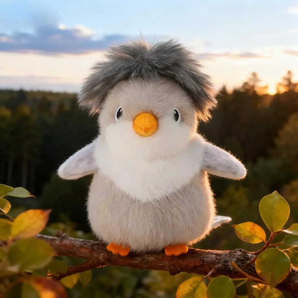 Magnetyczna pluszowa zabawka kanarka 13 cm, realistyczny ptak z serii Lovely Bird, miękka figurka pluszowa dla dzieci i kolekcjonerów.