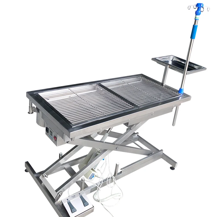 

Durable Veterinary Surgery Electric Lifting Treatment Table Stainless Steel Pet Operating Table European Pet Standard