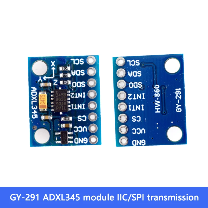 1 قطعة GY-291 ADXL345 modulo الرقمية دي أسيليشنرا ثلاث إجاز الميل por gravedad transmission IIC/SPI en المخزون