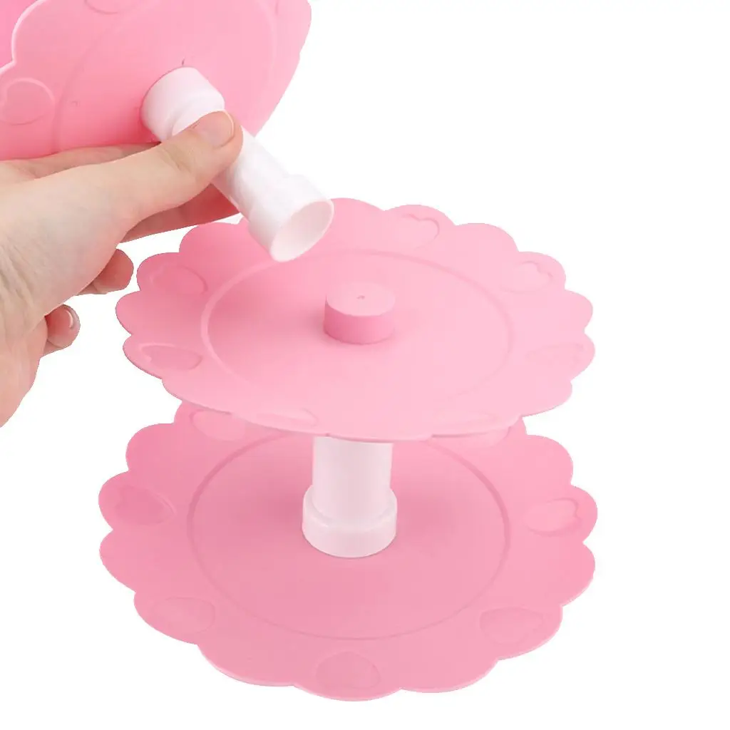 Pretend Tea Set Toy para Sobremesas, Torre com bolos sortidos