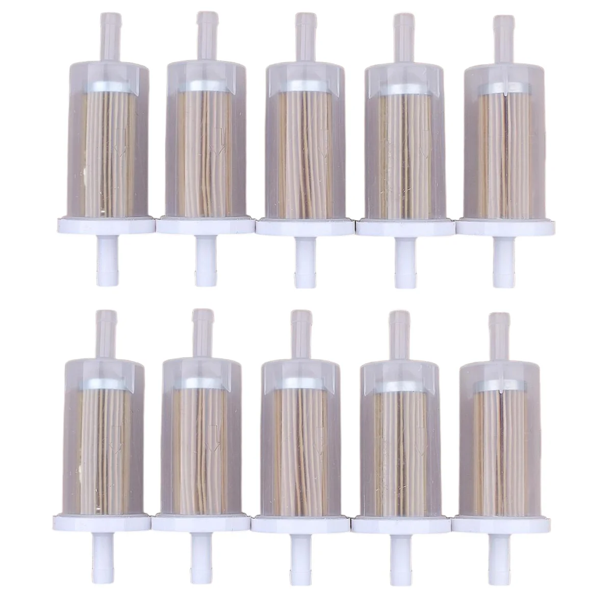 10pcs Fuel Filter For 695666 14469B BTT 30 Micron 1/4'' Motor Engine Replacement Parts 845125