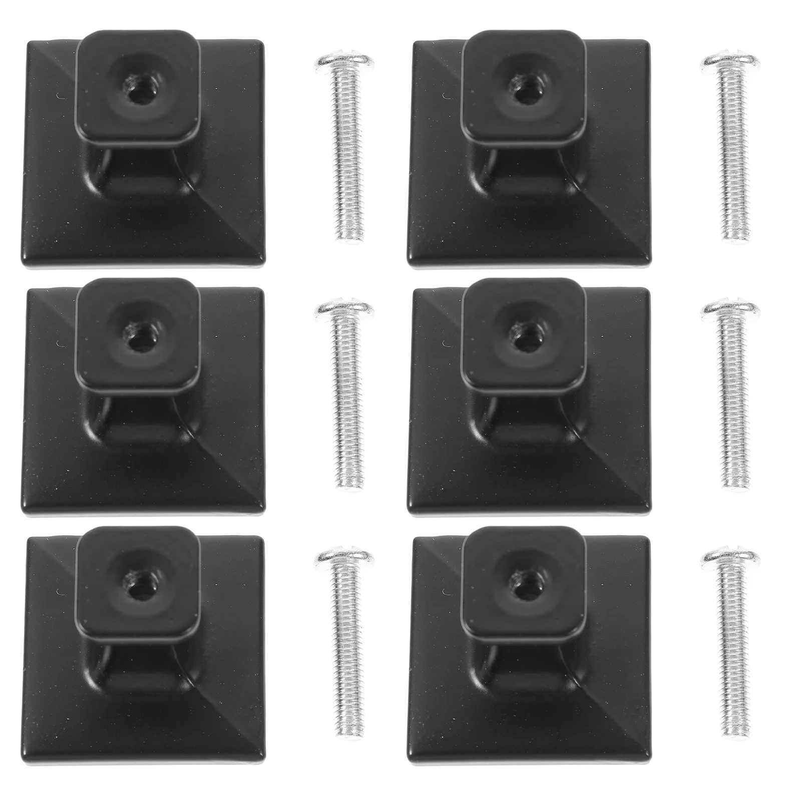 

6 Pcs Cabinets Knobs and Pulls Kitchen Handles for Drawers Door Square Hardware