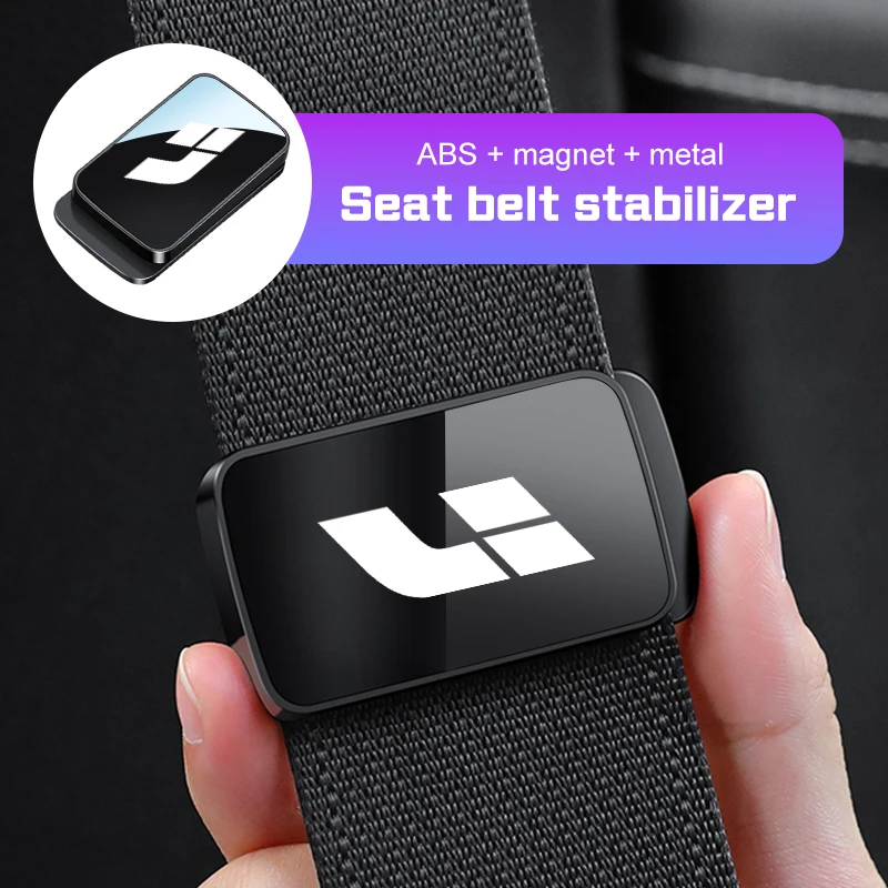 Magnetic Car Interior Seat Belt Holder Stabilizer For Leading Ideal LiXiang L6 L7 L8 L9 Li One 2025 Fastener Clip Accessories