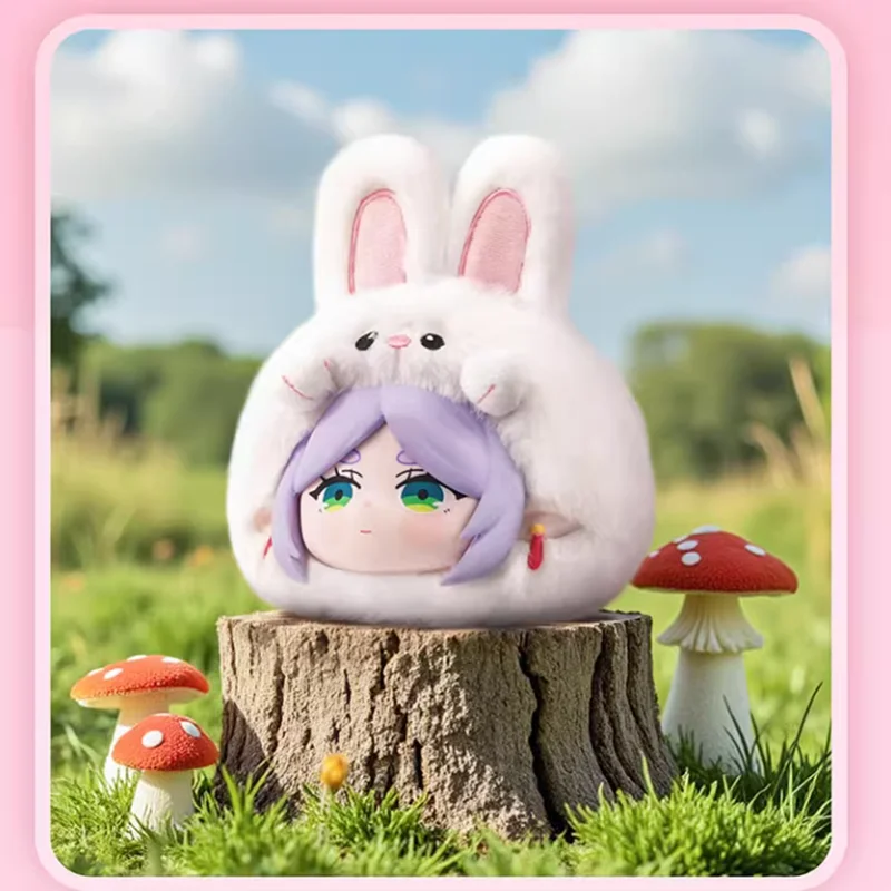 Fast Delivery Anime Frieren: Beyond Journey's End Animal Party Plush Doll Blind Box Backpack Keychain Decorative Pendant