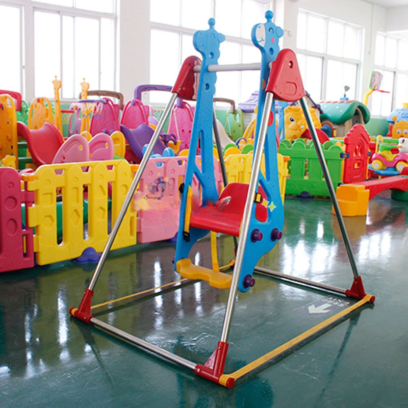 

Kindergarten Outdoor Reinforced Single Double Swing Iron Frame Children Baby Home Indoor Thickened Cartoon Swing