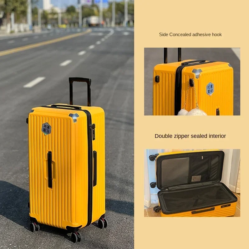 Multifunctional Suitcase Women's Large Capacity Suitcase Trolley Case 5 Wheels Brake 24 "suitcase Inch  Men's Suitcase