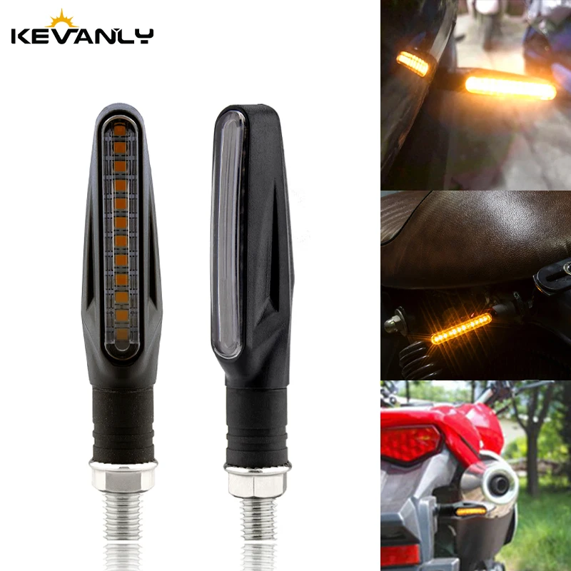 

Универсальный светодиодный сигнал поворота для мотоцикла, фонарь, задний фонарь, водонепроницаемый, IP68, 2 шт., 12 В