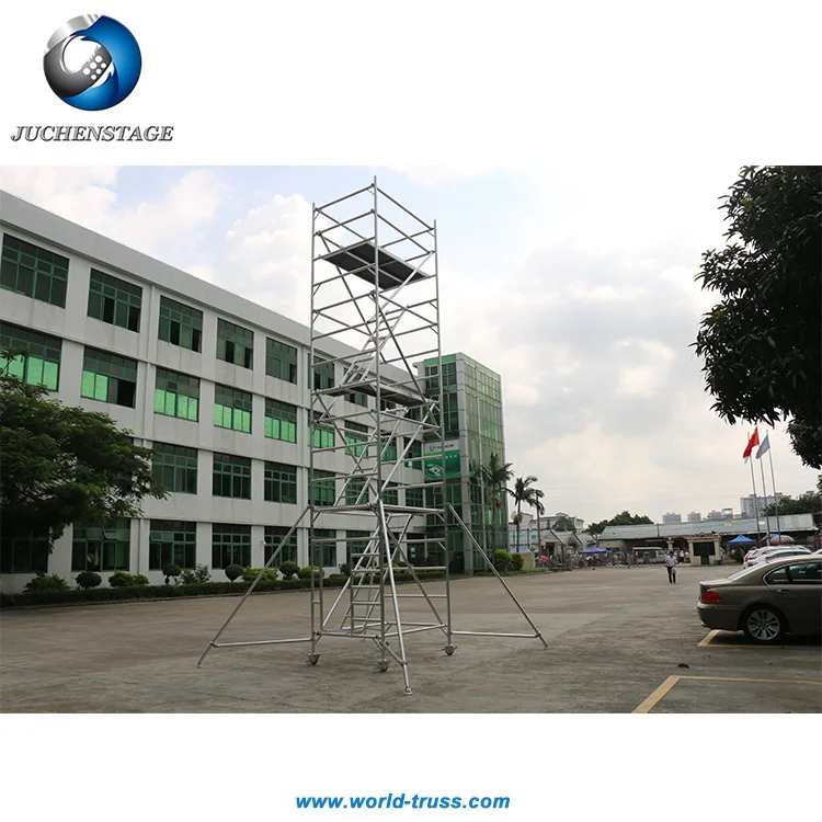 Aluminum Alloy Fixed Depot Gantry Building Climbing Tools Ladder Industrial H Frame Steel Scaffolding For Construction