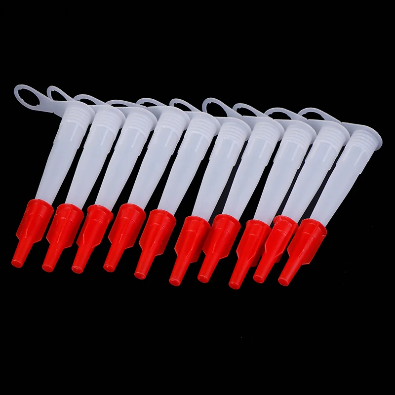 10PCS Caulking Nozzle Pack Silicone Tube Nozzle Cap Re-Sealable Mastic Screw Cover【SMQ】