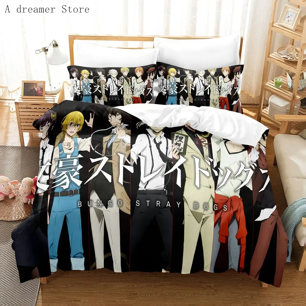 

Bungo Stray Dogs Nakahara Chuuya Bedding Set Single Twin Full Queen King Size Bed Set Anime Duvet Cover Pillowcase For Kids Gift