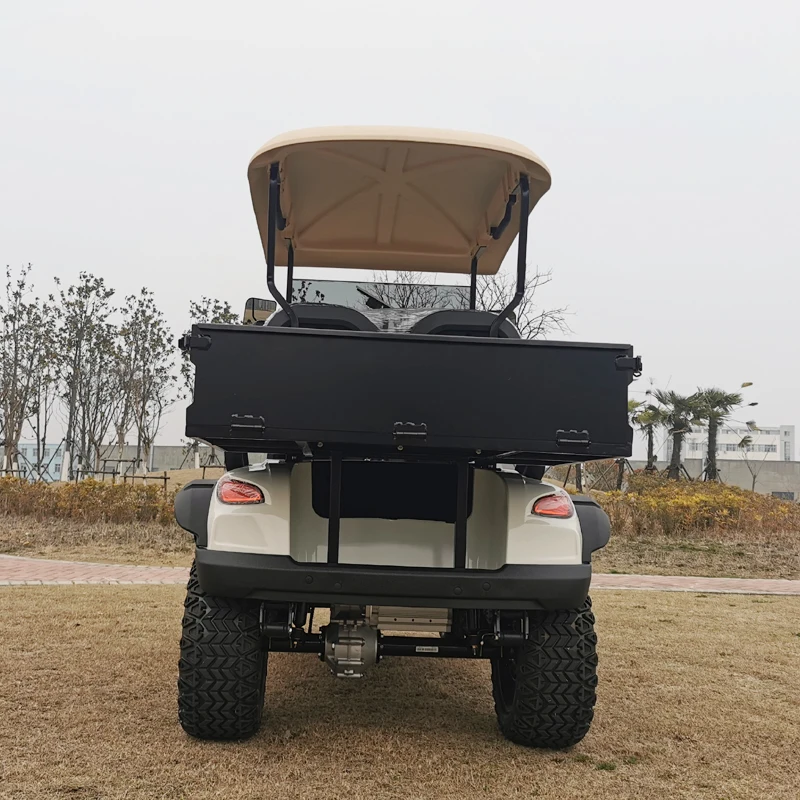 72 Volt Electric Golf Buggy Cart with Cargo Box Lithium Battery Powered Golf Cart