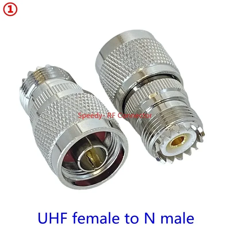 1Pcs UHF SO239 PL259 To N Type Male Female Straight Connector N To UHF PL259 SO239 Wire Terminals RF Fast Delivery Brass Copper