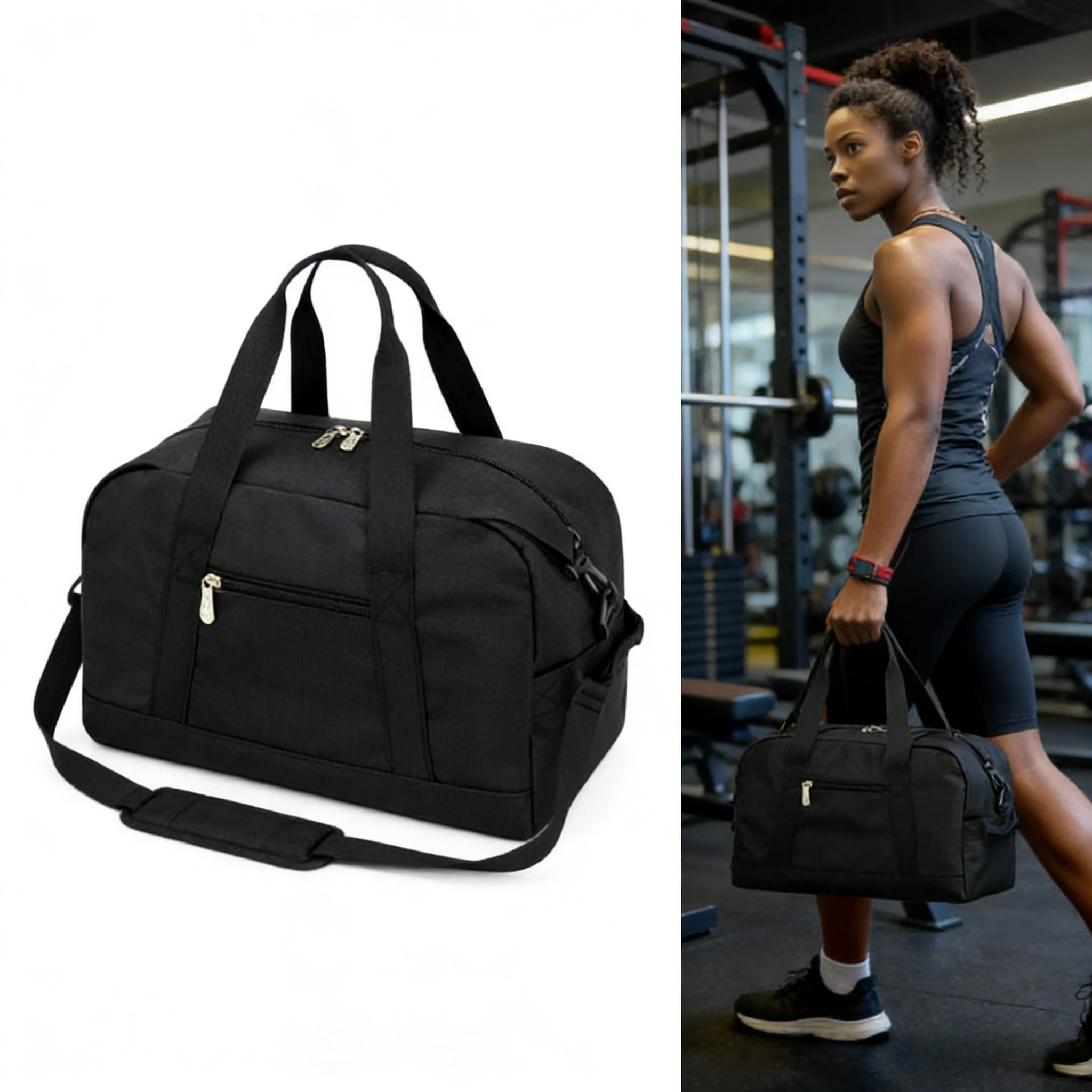 Fitness Bag multifunctional yoga bag Large Capacity fitness gym bag Waterproof Adjustable Shoulder for Travel & Sports