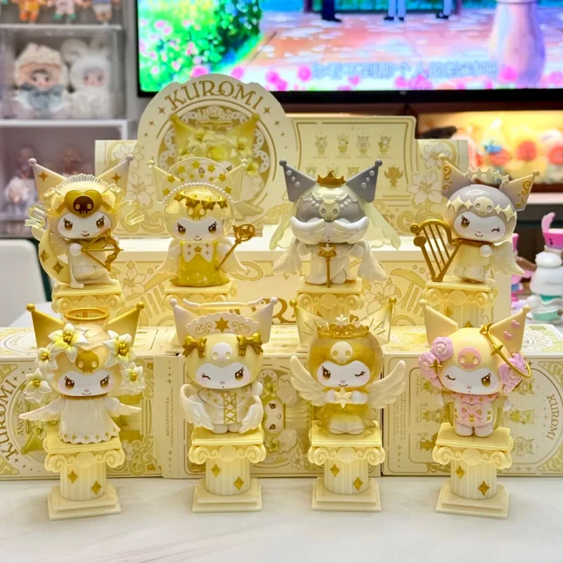 Genuine TOPTOY Sanrio Kuromi Angel Series Blind Box Cute Kawaii Figure Collectible Gift for Sanrio Fans Girls Holiday Gift Toy