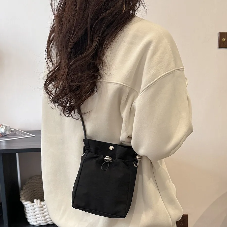 Bolso Bandolera de Nylon Homefish, Mini Cartera para Teléfono, Bolso de Hombro Cuadrado Multifuncional, Bolso Bandolera, Bolso Mensajero