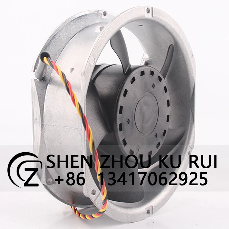 Imagem -04 - Dupla Bola Rolamento Case Fan Ventilador de Refrigeração Sanyo 109e5724k501 172x51 mm Dc24v 3a 17251