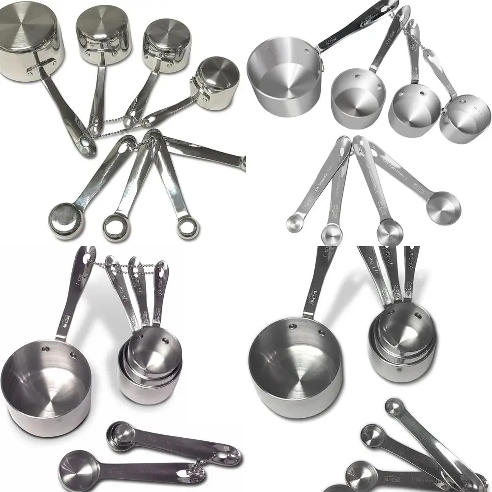 

8-Piece Stainless Steel Standard Measuring Tools Set