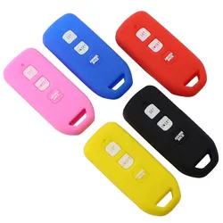 3 Button Silicone Motorbike Smart Key Case Shell Scooter FOB Chiave Cover for Honda New Vario 125 New Scoopy 2018 Monkey PCX 150