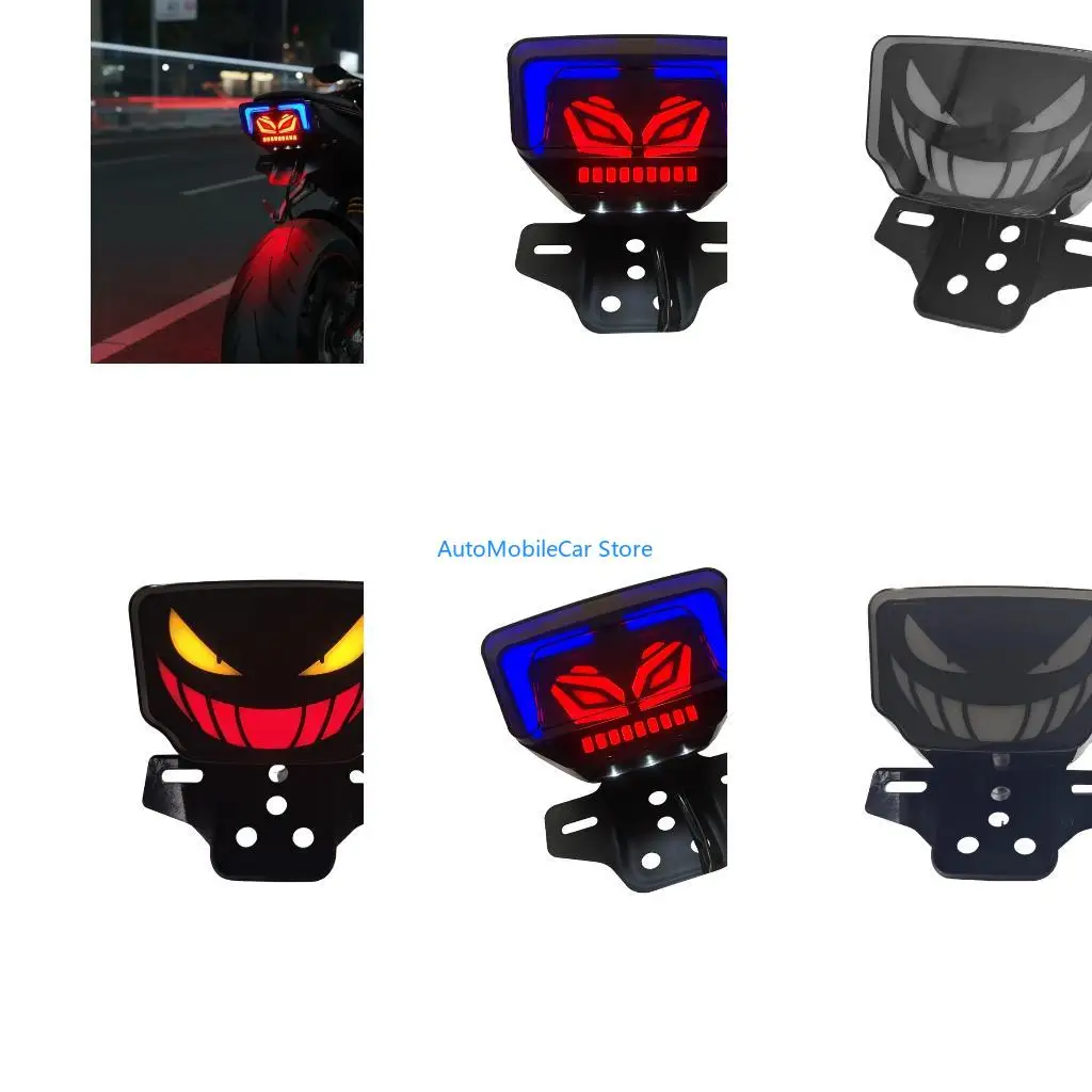 G8TE Energy Efficient LED Turn Tail Lamp For CG125 Bike High Intensity Lighting Quick Mounting Plastic Metal Build
