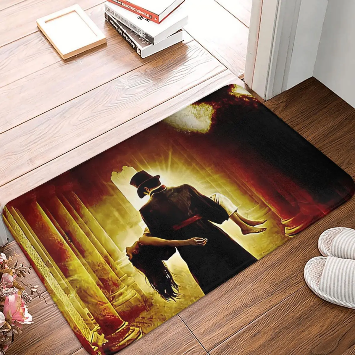 Dracula Vampire Movies Non-slip Doormat Bram Stokers Draculas Guest 2008 Poster Living Room Kitchen Mat Outdoor Carpet Indoor