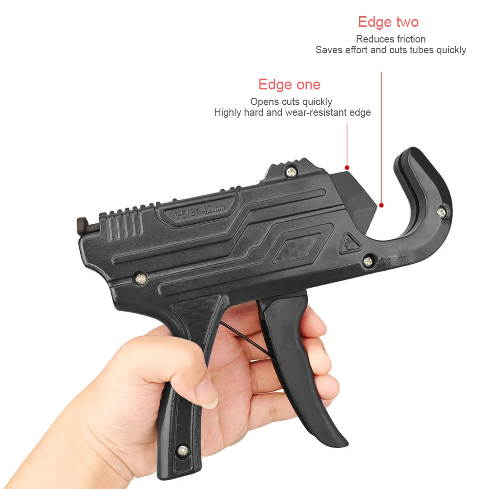 أنبوب PVC مسدس القاطع ارتداء مقاومة الثقيلة قاطع الأنابيب البلاستيكية المهنية PP-R أداة قطع الأنابيب لقطع أنابيب PVC PPR PE