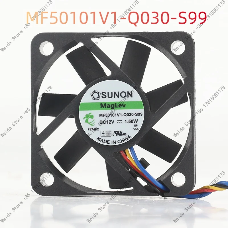 

Newly built MF50101V1-Q030-S99 5010 50X50X10MM 5CM 5V 24V 48V DC 12V 1.5W silent power supply cooling fan