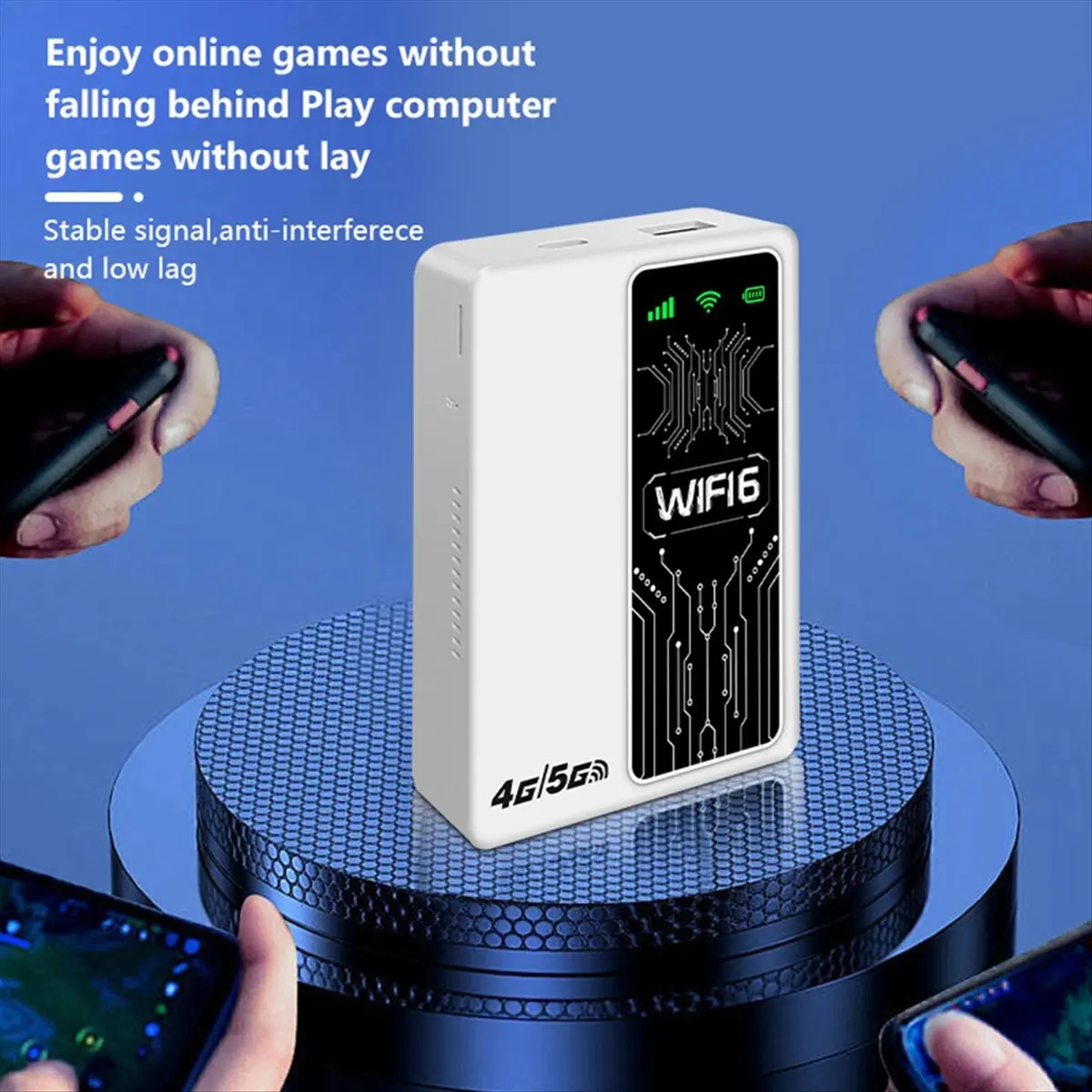 “QUALITY EXCELLE“4G/5G Lte Router WiFi6 Routers 300Mbps 4G Portable WiFi Modem 5G SIM Card Hotspot Signal Extender,Asian Edition - view 5