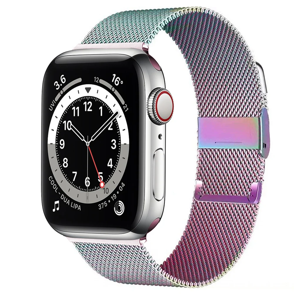 Band For Apple watch Strap 44mm 40mm 38mm 42mm iWatch se 6 5 4 3 Magnetic Loop smartwatch bracelet Apple watch serie 7 41mm 45mm