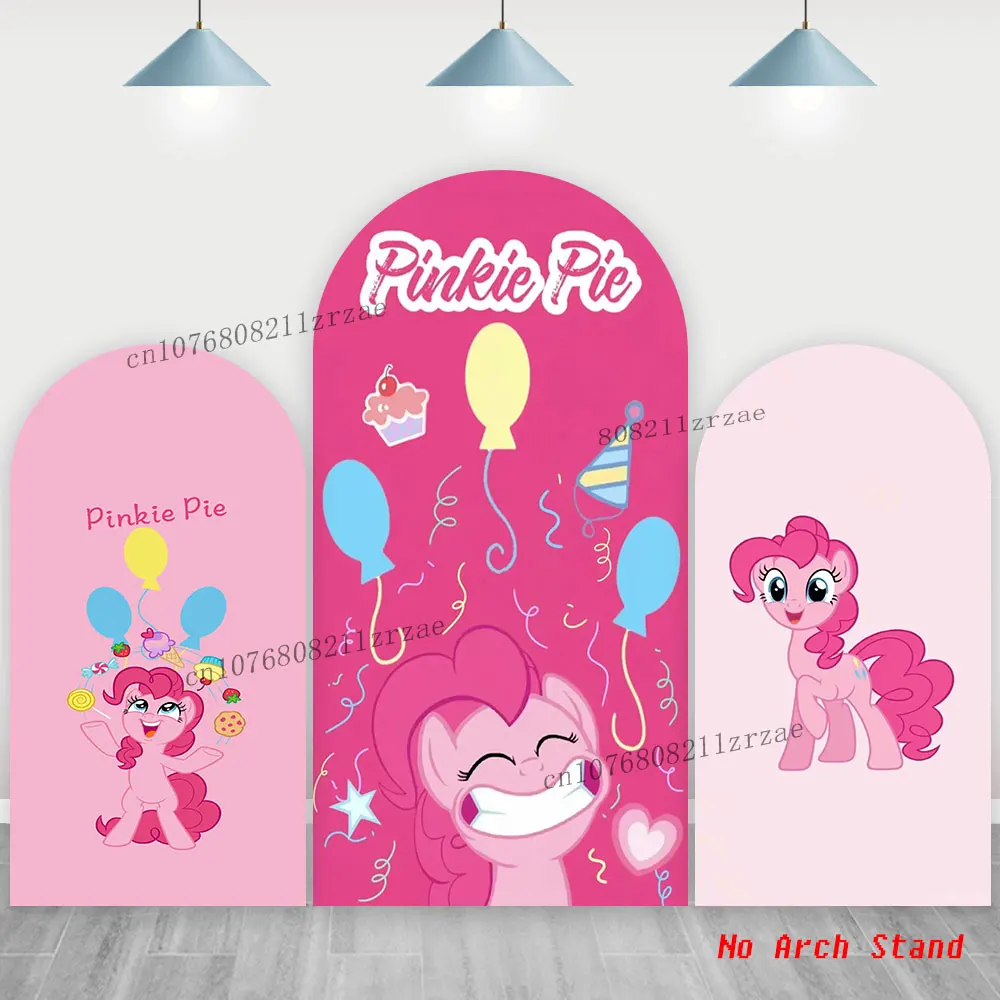 

Фон с аркой My Little Pony, детский декор для дня рождения для девочек, фон, настенный баннер для детского душа, плакат, реквизит для фотосъемки