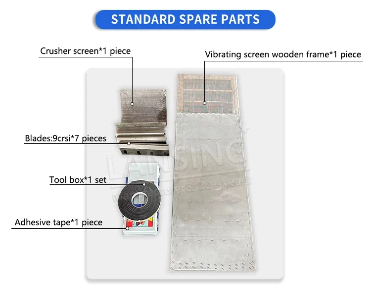 LANSING Automatische Schroot Kabel Separator Machine Koperen Granulator Koperdraad Schroot Recycling Machine