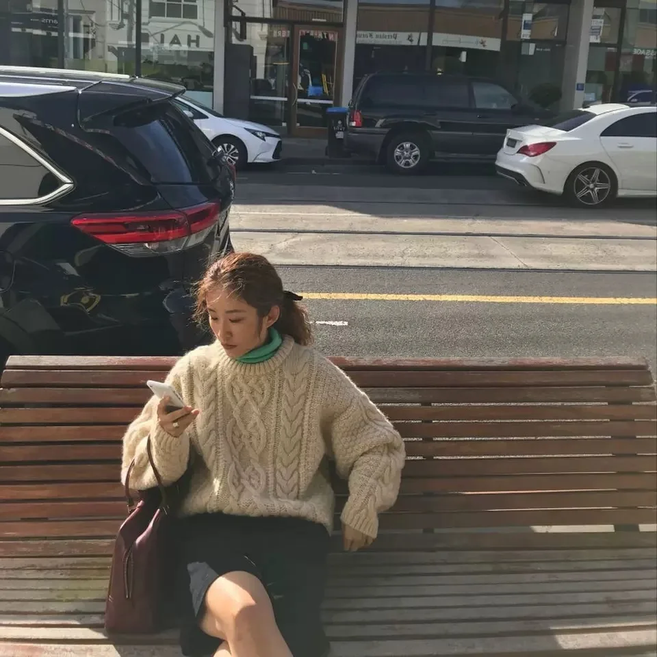 

Thi Вязаный шерстяной свитер для женщин, винтажный дизайн с кисточками, длинный свек, высокий воротник, стандартный крой, зимняя мода